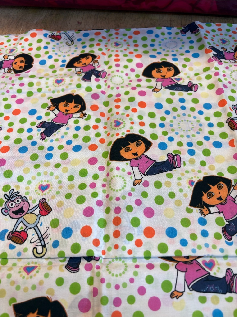 Dora the explorer fabric  1 1/2 yard